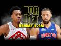 Detroit Pistons vs Toronto Raptors Full Game Highlights – February 11, 2026 | NBA Season