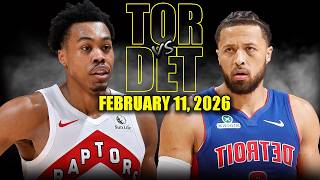 Detroit Pistons vs Toronto Raptors Full Game Highlights – February 11, 2026 | NBA Season