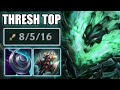 I Built EVENSHROUD on TOP THRESH - Thresh vs Sett - League of Legends Off Meta