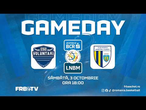 Liga Nationala de Baschet Masculin BCR 26/27 - CSO Voluntari vs CSM BBA Petrolul Ploiești