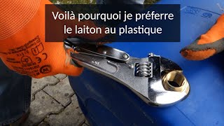 💦 Installer un robinet sur cuve plastique eau de pluie