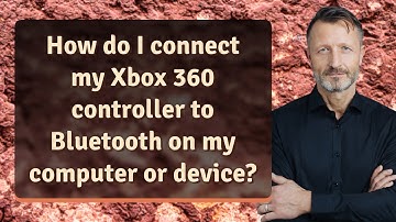 How do I connect my Xbox 360 controller to Bluetooth on my computer or device?