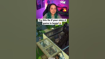 Loopt je Sims 4 traag? Probeer deze makkelijke oplossing! #shorts #sims4