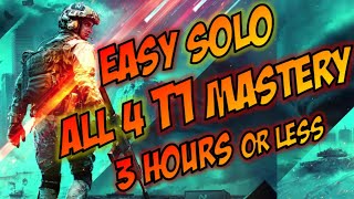 Battlefield 2042 - All 4 T1 Mastery achievements in 3 hours or less EASY SOLO