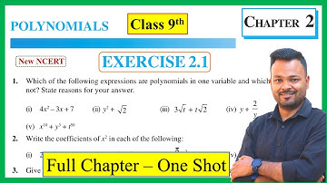 Class 9th Maths Exercise 2.1 || Class 9 ex 2.1 || Ch 2 Polynomials || NCERT || CBSE