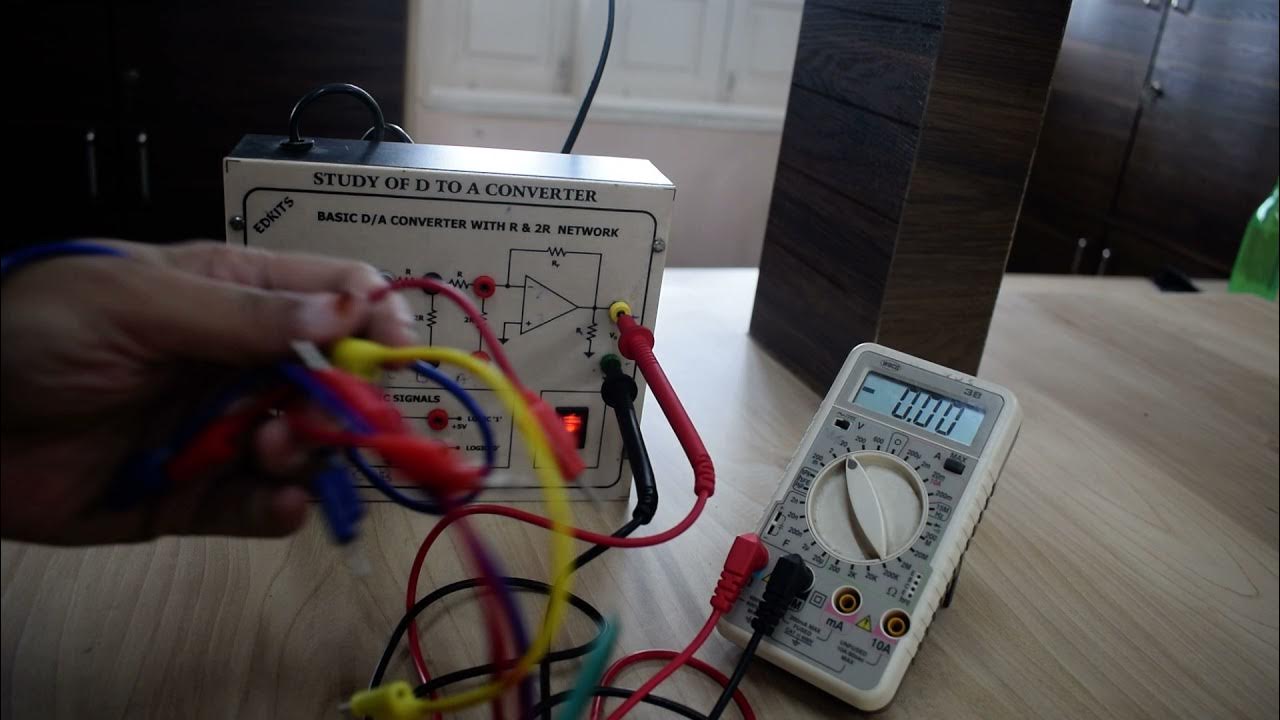 D to A converter Practical YouTube