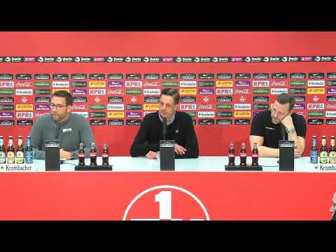 LIVE: Pressekonferenz nach dem Heimspiel gegen den SC Preußen Münster