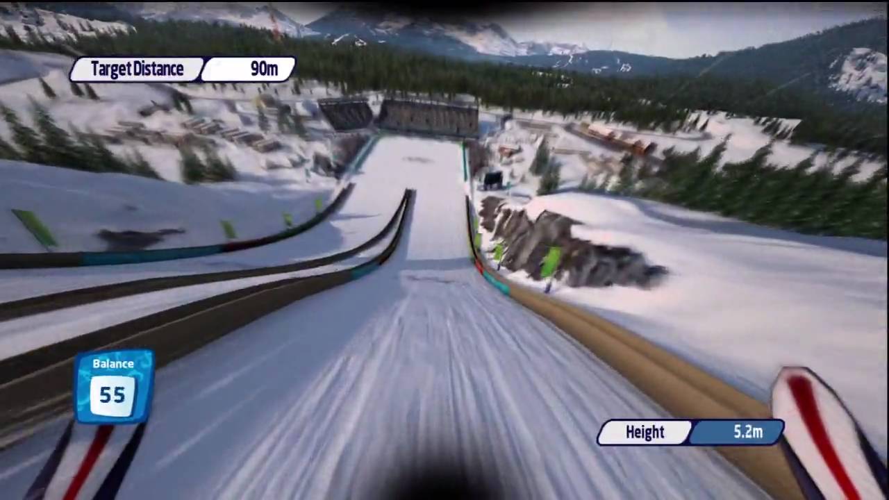 Vancouver 2010 Xbox 360 Ski Jumping Challenge Youtube pertaining to Ski Jumping Youtube