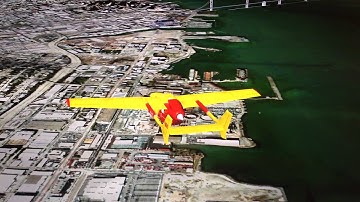 Flightgear / OsgEarth 2.12 Tour about San Francisco