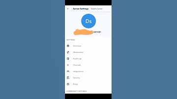 Discord (Mobile: How to delete your own Server)