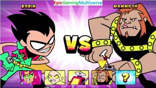 Mammoth VS Robin In A Cartoon Network Teen Titans Go! Jump Jousts Battle / Match / Fight screenshot 3