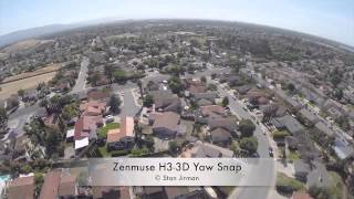 Zenmuse H3-3D Yaw Snap