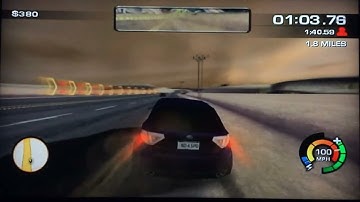 Need for Speed: The Run (Wii) - Challenges - Intermediate - Death Valley 2 | Subaru Impreza WRX STI