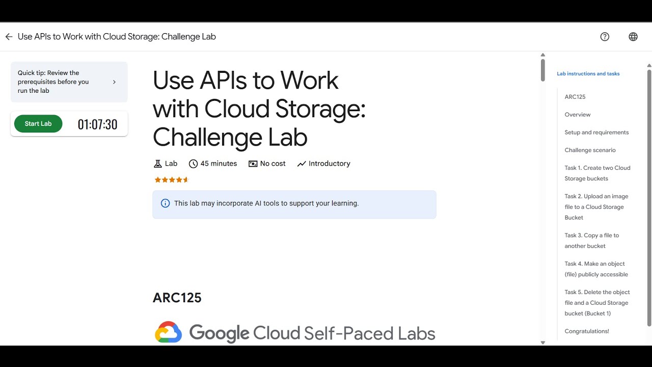 Use APIs to Work with Cloud Storage: Challenge Lab | Lab solution # ...