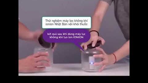 Máy lọc không khí có chức năng tạo ion âm Nhật Bản - IONION chính hãng. LH 0916 846 561