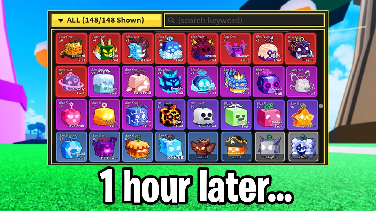 Can I Collect All 37 Blox Fruits in 1 Hour? - YouTube