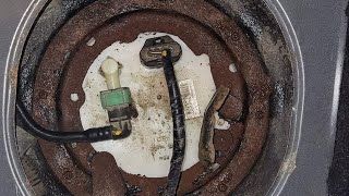 Mazda CX-5 fuel sending unit assembly/fuel pump replace/repair- step-by-step
