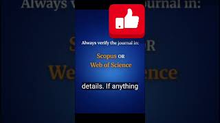 1 Trick to Identify Fake or Hijacked Journals