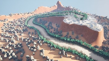 Unreal Engine 5.2 PCG Tutorial - Sampling Landscape Auto Materials