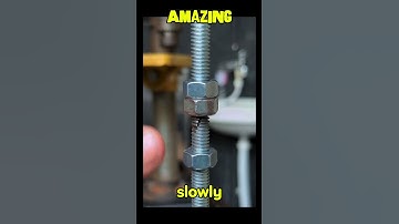 Tips for connecting threaded rods without welding #short