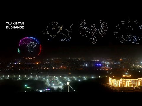 Шоу дронов в небе Душанбе. Как это было и что показали?