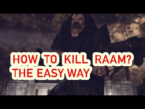How to kill RAAM the big boss in Gears of War 1 xbox 360 or xbox one on casual (the easy way)