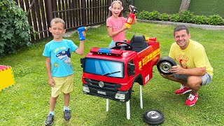 Giant Toys Truck Surprise for Max / Funny Kids Adventure stories / Video compilation