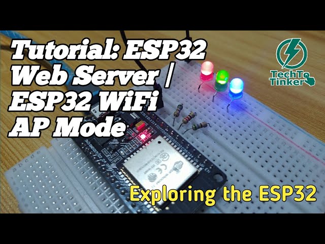 ESP32 Access Point (AP) for Web Server