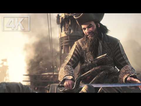 Blackbeard's Downfall (Battle of Ocracoke) Assassin's Creed Black Flag Resynced