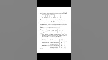 KSOU MBA Statistics question paper 2021