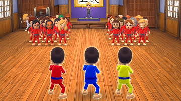 Wii Party U - Dojo Domination Play as Mr.Bean (Advanced COM)