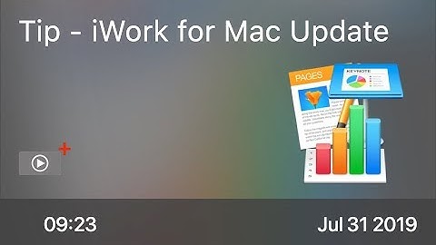 SCOM0860 - Tip - iWork for Mac Update