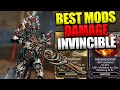 Best warframe weapon mods for high damage and invincible warframes