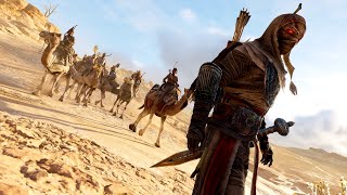 Assassins Creed Origins - The Mummy Resurrected Stealth Kills Master & Brutal Combat