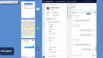 Hybrid Chat in Microsoft Dynamics 365 Web (Webchat, Whatsapp, Facebook, Viber and SMS)