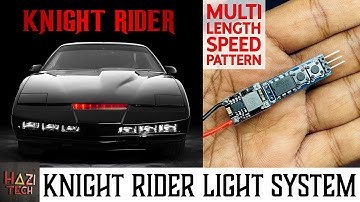 Multi Pattern / Colour Knight Rider Scanner With LED quantity & Speed Change | Ready made | ATtiny85