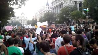 15-O Manifestación en la C/ Alcalá