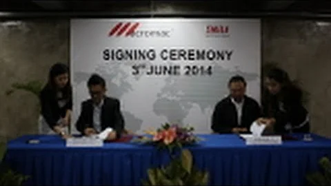 2014 Macromac with Smile Interactive Co., Ltd Signing Ceremony - DayDayNews