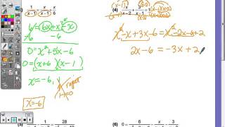 Algebra 2 Day 7 Notes - Rational Expressions