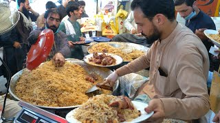 Rahman Gul Chawal - Famous Chawal of Shoba Bazar Peshawar | Peshawari Beef Chawal | Chana Mewa Pulao