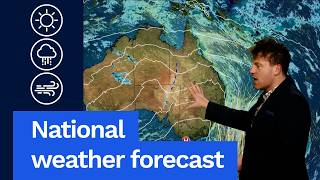 National Weather Forecast: Sunny winter's day, east coast showers