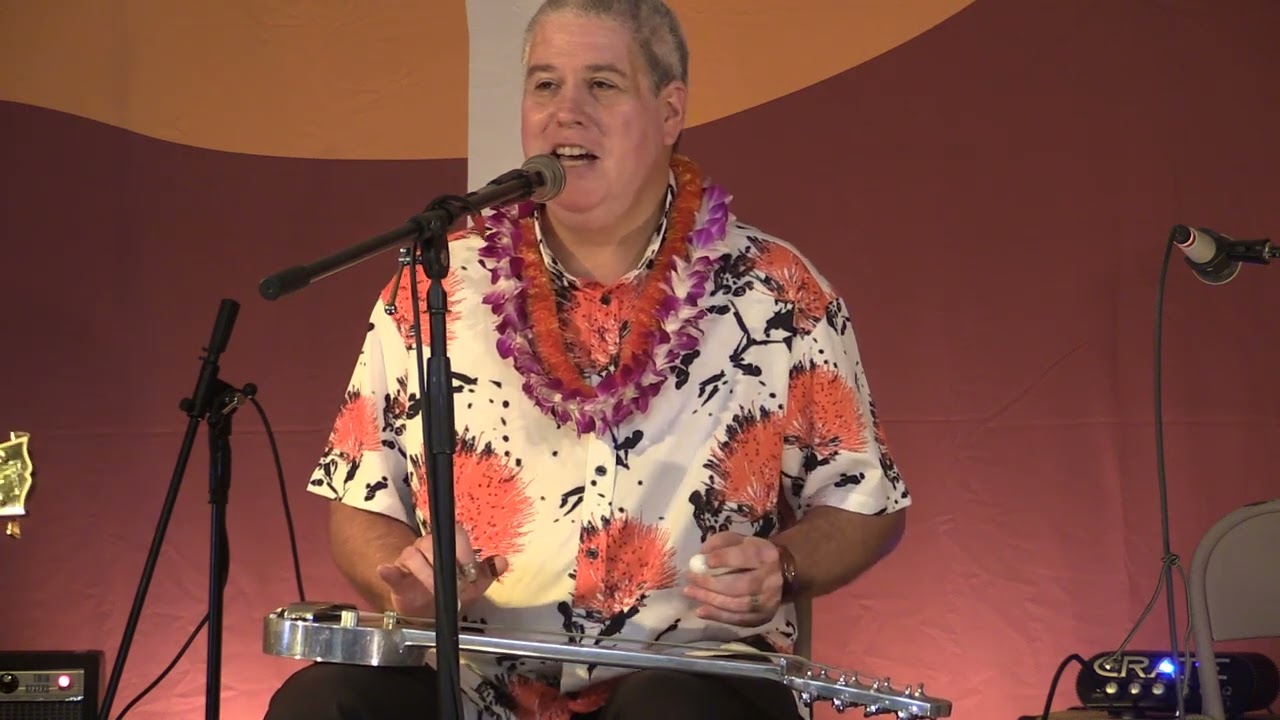 Bill Wynne, "Analani E" At The 35th Annual Hawaiian Steel Guitar Festival 2023, Cupertino, CA