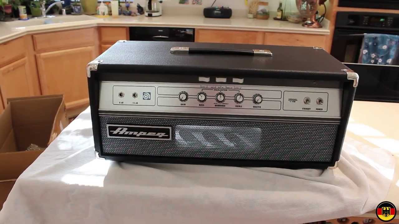 Ampeg V-4B Reissue First Look and Overview - YouTube
