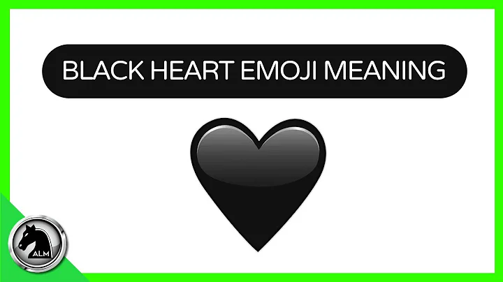 🖤 BLACK HEART Emoji MEANING 🖤 (Heart Emoji Meanings)