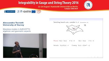 Alessandro Torrielli - Massless modes in AdS_3/CFT_2: algebraic and geometric aspects