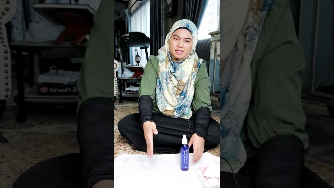 Wudhu Pakai Spray Wanita. Cara Mudah. Panduan Umrah.
