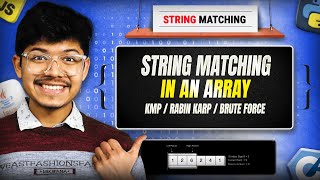 1408. String Matching in an Array | 3 Approaches | KMP | Rabin Karp