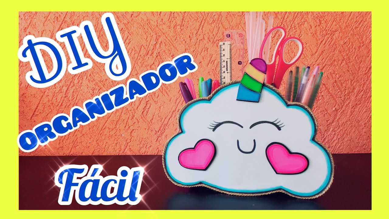 ORGANIZADOR casero PARA PLUMONES!! (Plantilla Gratis) ✄ Barbs