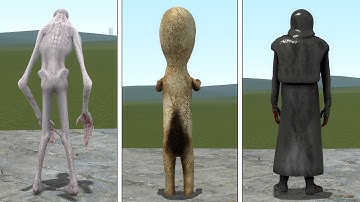 PLAYING AS SCP-096, SCP-173, SCP-049 in Garry