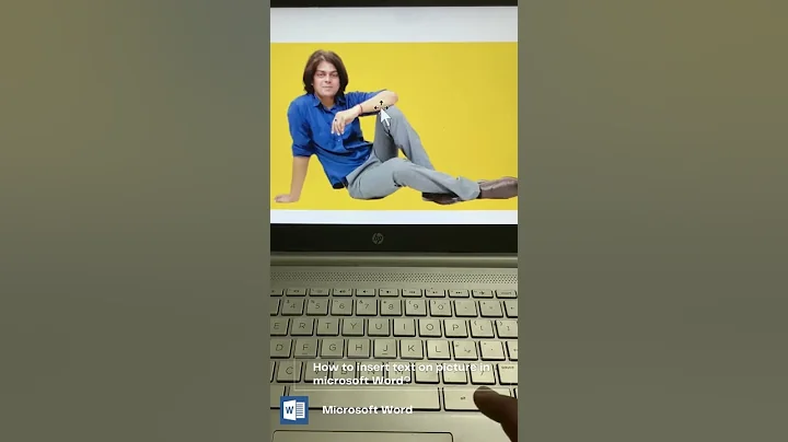 How to insert text on picture in Microsoft Word?